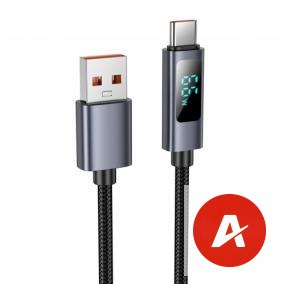 X112 Favor 5A charging data cable with display Type-C