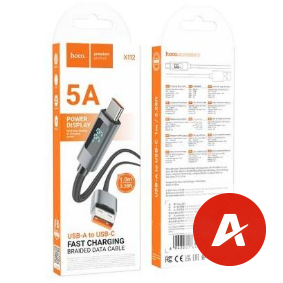 X112 Favor 5A charging data cable with display Type-C