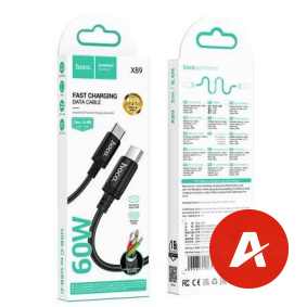 X89 Wind 60W charging data cable C to C(L=2M)(packaged)
