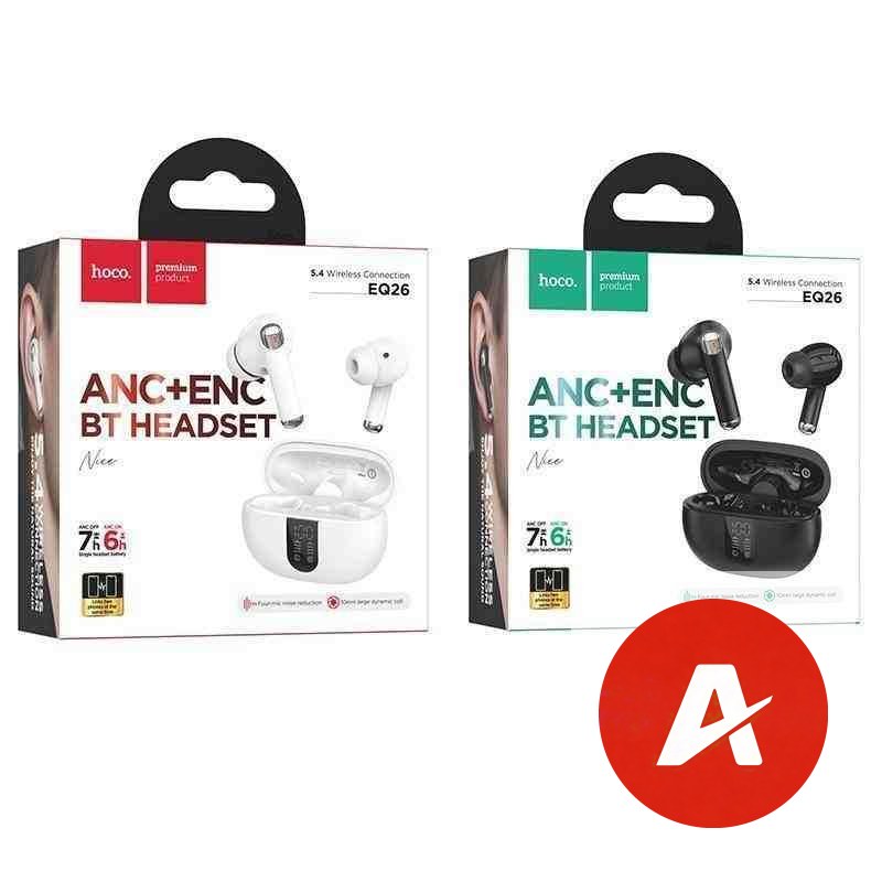 EQ26 Nice true wireless ANC+ENC BT headset
