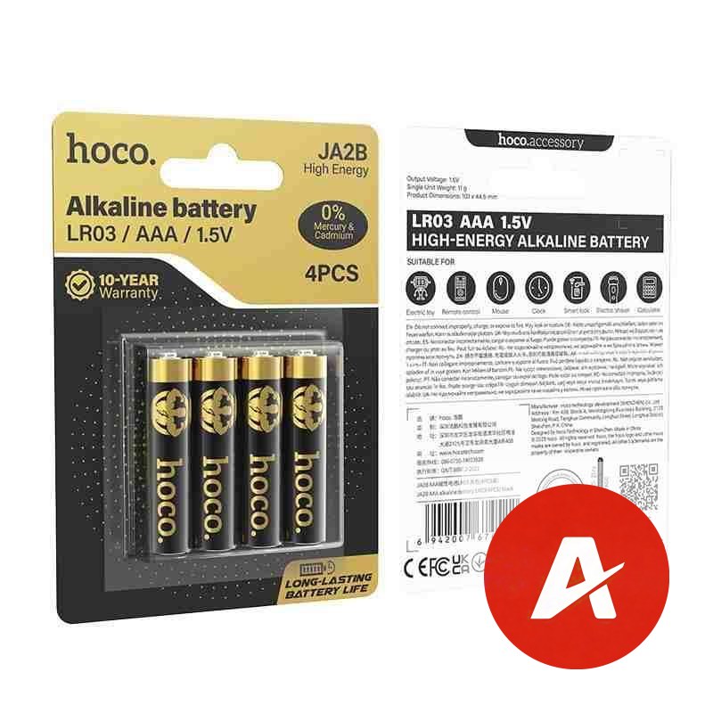JA2B AAA alkaline battery LR03(4PCS)