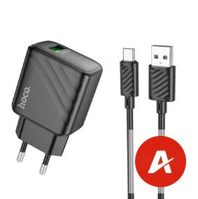 CS21A Rich single port QC3.0 charger set(Type-C)(EU)