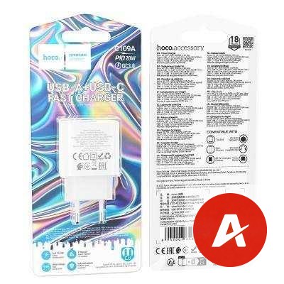 C109A(PD20W+QC3.0) Fighter PD20W+QC3.0 charger(EU)