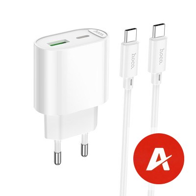 C109A(PD20W+QC3.0) Fighter PD20W+QC3.0 charger set(C to C)(EU)
