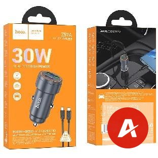 Z57A Glorious PD30W+QC3.0 car charger set(C to C)