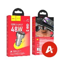 Z50 Leader 48W dual-port PD30W+QC3.0 car charger with digital display