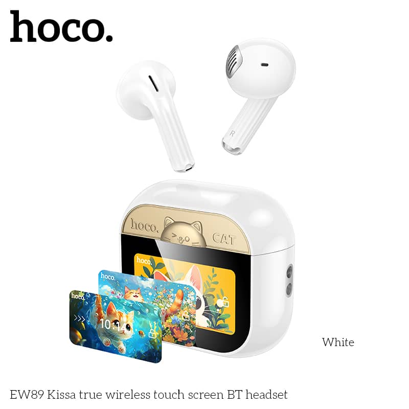 Hoco EW89 Kissa True Wireless Touch Screen BT Headset 