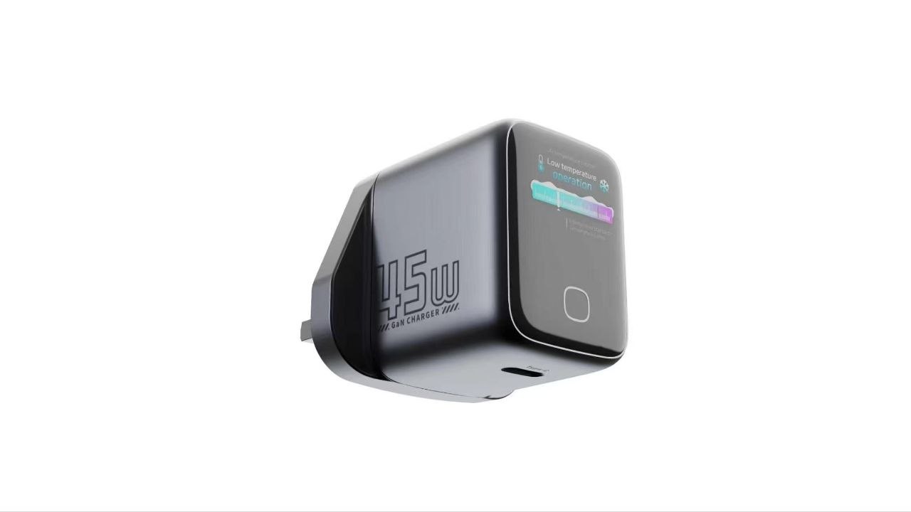 Avazonia ChargeView 45W AI Smart TFT Charger