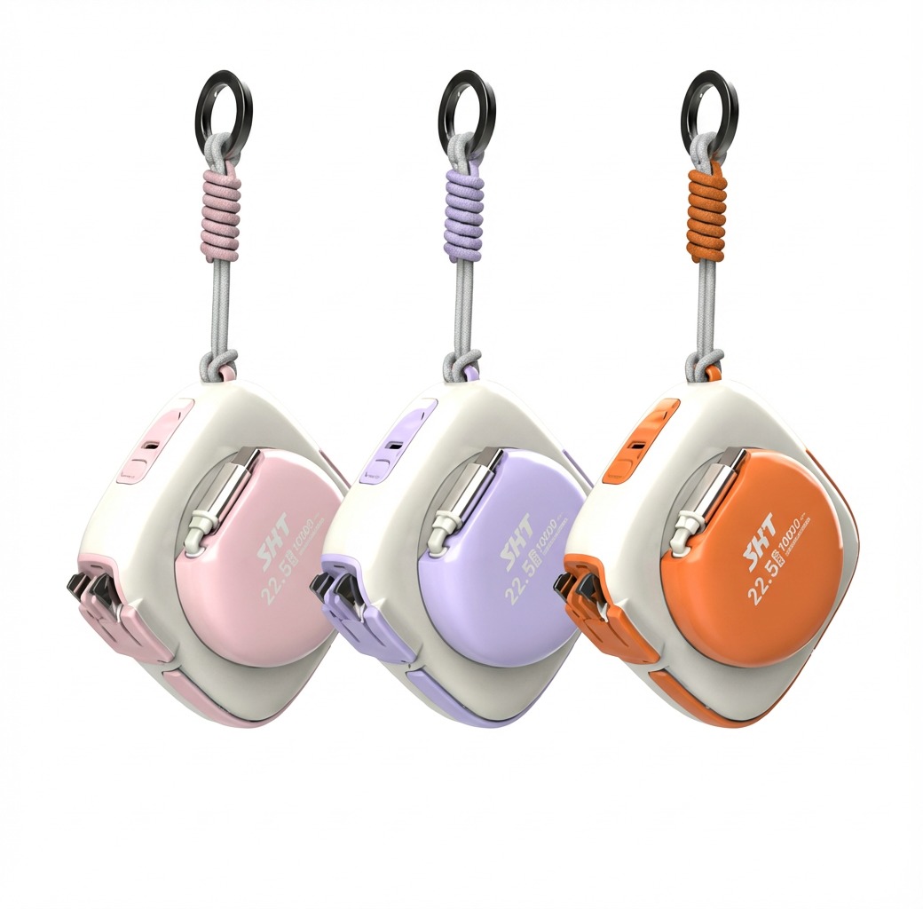  6-in-1 Retractable Cord Mini Power Bank