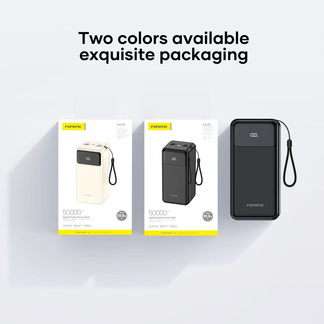 ⚡ FONENG 50,000mAh Power Bank