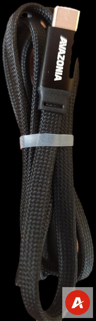 Avazonia 60W Super Fast Charging USB-C to USB-C Braided Cable – 1 Metre